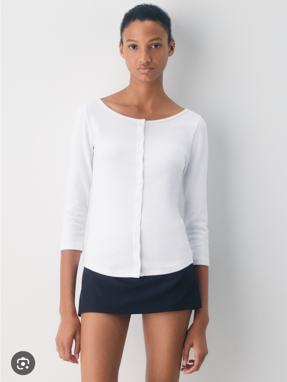 Aritzia Three-Quarter Sleeve Top